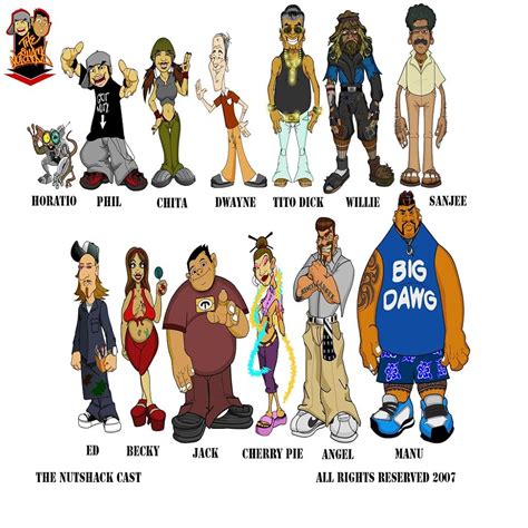 Characters in The Nutshack .
